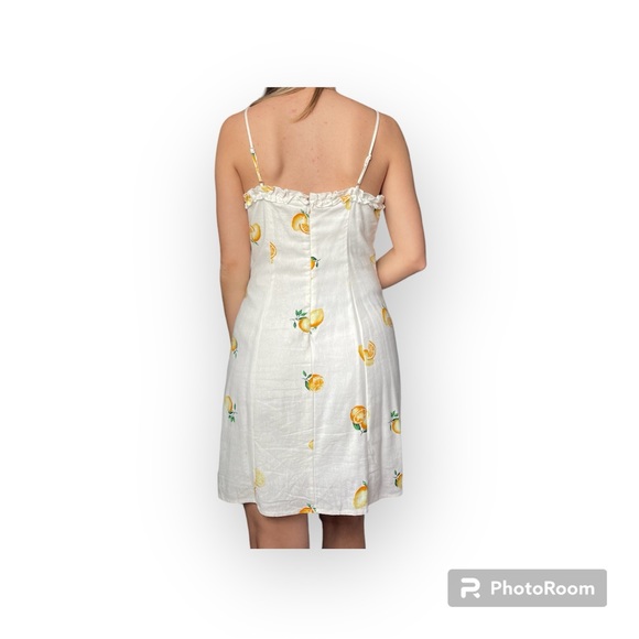 Linen Lemon Dress - Picture 3 of 3